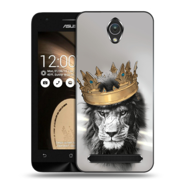 Пластиковый чехол на ASUS ZenFone Go 4.5 с принтом Лев с короной Пластиковый чехол на ASUS ZenFone Go 4.5 с принтом Лев с короной