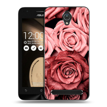 Пластиковый чехол на ASUS ZenFone Go 4.5 с принтом Цветы розы Пластиковый чехол на ASUS ZenFone Go 4.5 с принтом Цветы розы