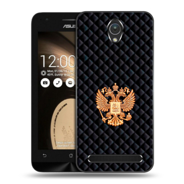 Пластиковый чехол на ASUS ZenFone Go 4.5 с принтом Герб России принт