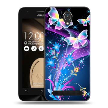 Пластиковый чехол на ASUS ZenFone Go 4.5 с принтом Бабочки