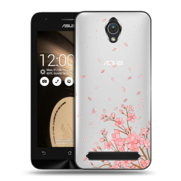 Пластиковый чехол на ASUS ZenFone Go 4.5 с принтом Ветка сакуры Пластиковый чехол на ASUS ZenFone Go 4.5 с принтом Ветка сакуры