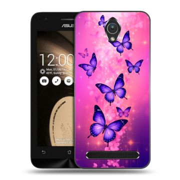 Пластиковый чехол на ASUS ZenFone Go 4.5 с принтом Бабочки