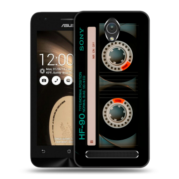 Пластиковый чехол на ASUS ZenFone Go 4.5 с принтом Кассета