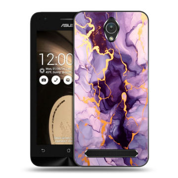 Пластиковый чехол на ASUS ZenFone Go 4.5 с принтом Мрамор