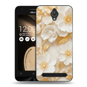 Пластиковый чехол на ASUS ZenFone Go 4.5 с принтом Цветы