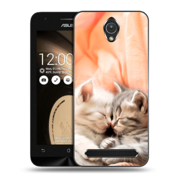 Пластиковый чехол на ASUS ZenFone Go 4.5 с принтом Котята Пластиковый чехол на ASUS ZenFone Go 4.5 с принтом Котята