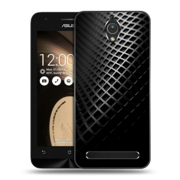Пластиковый чехол на ASUS ZenFone Go 4.5 с принтом Текстура металла