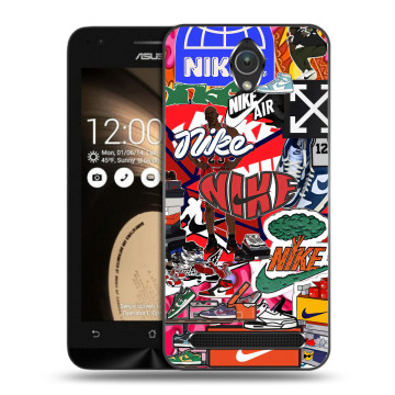 Пластиковый чехол на ASUS ZenFone Go 4.5 с принтом Найк Nike яркий Пластиковый чехол на ASUS ZenFone Go 4.5 с принтом Найк Nike яркий