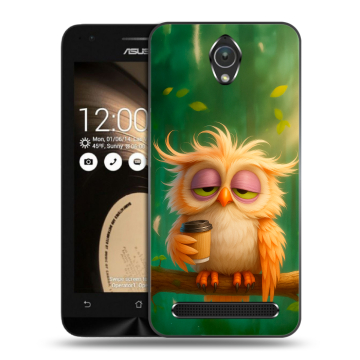 Пластиковый чехол на ASUS ZenFone Go 4.5 с принтом сова