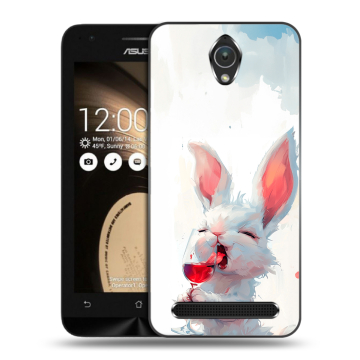 Пластиковый чехол на ASUS ZenFone Go 4.5 с принтом кролик зайчик Пластиковый чехол на ASUS ZenFone Go 4.5 с принтом кролик зайчик