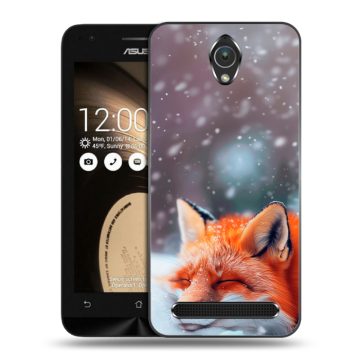 Пластиковый чехол на ASUS ZenFone Go 4.5 с принтом лиса