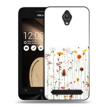 Пластиковый чехол на ASUS ZenFone Go 4.5 с принтом цветы Пластиковый чехол на ASUS ZenFone Go 4.5 с принтом цветы