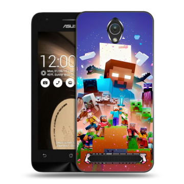 Пластиковый чехол на ASUS ZenFone Go 4.5 с принтом Майнкрафт Minecraft Пластиковый чехол на ASUS ZenFone Go 4.5 с принтом Майнкрафт Minecraft