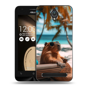 Пластиковый чехол на ASUS ZenFone Go 4.5 с принтом Капибара