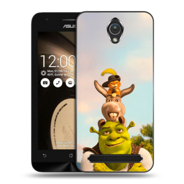 Пластиковый чехол на ASUS ZenFone Go 4.5 с принтом Шрек Shrek Пластиковый чехол на ASUS ZenFone Go 4.5 с принтом Шрек Shrek