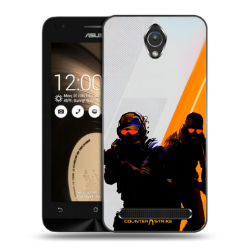 Пластиковый чехол на ASUS ZenFone Go 4.5 с принтом Контер страйк Counter strike Пластиковый чехол на ASUS ZenFone Go 4.5 с принтом Контер страйк Counter strike