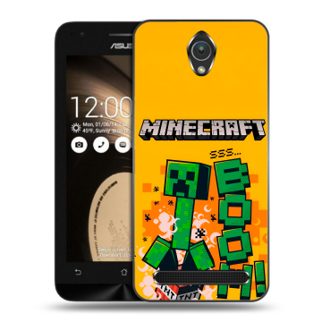 Пластиковый чехол на ASUS ZenFone Go 4.5 с принтом Майнкрафт Minecraft Пластиковый чехол на ASUS ZenFone Go 4.5 с принтом Майнкрафт Minecraft