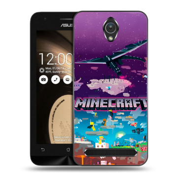 Пластиковый чехол на ASUS ZenFone Go 4.5 с принтом Майнкрафт Minecraft Пластиковый чехол на ASUS ZenFone Go 4.5 с принтом Майнкрафт Minecraft