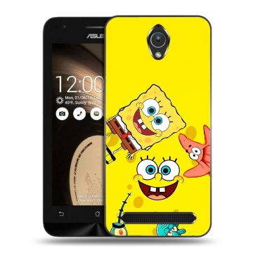 Пластиковый чехол на ASUS ZenFone Go 4.5 с принтом Спанч боб Спанчбоб Пластиковый чехол на ASUS ZenFone Go 4.5 с принтом Спанч боб Спанчбоб