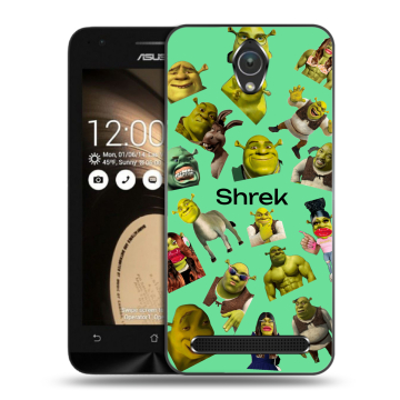 Пластиковый чехол на ASUS ZenFone Go 4.5 с принтом Шрек Shrek Пластиковый чехол на ASUS ZenFone Go 4.5 с принтом Шрек Shrek