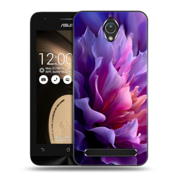 Пластиковый чехол на ASUS ZenFone Go 4.5 с принтом женский цветы