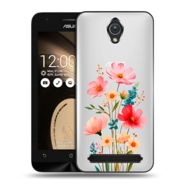 Пластиковый чехол на ASUS ZenFone Go 4.5 с принтом Цветы Пластиковый чехол на ASUS ZenFone Go 4.5 с принтом Цветы