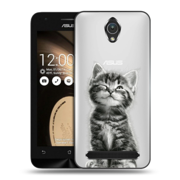 Пластиковый чехол на ASUS ZenFone Go 4.5 с принтом Котенок