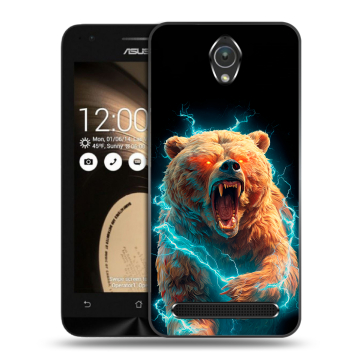 Пластиковый чехол на ASUS ZenFone Go 4.5 с принтом Медведь Пластиковый чехол на ASUS ZenFone Go 4.5 с принтом Медведь