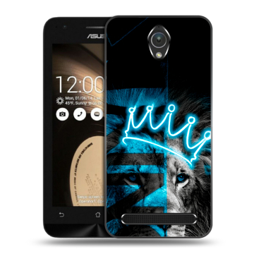 Пластиковый чехол на ASUS ZenFone Go 4.5 с принтом Король лев Пластиковый чехол на ASUS ZenFone Go 4.5 с принтом Король лев