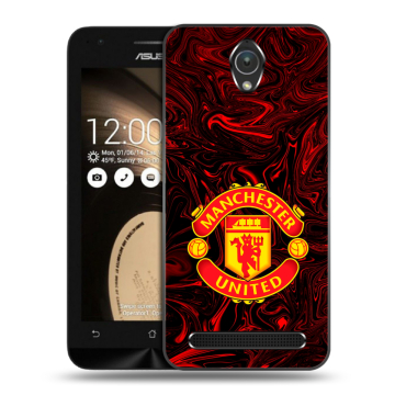 Пластиковый чехол на ASUS ZenFone Go 4.5 с принтом Manchester United Пластиковый чехол на ASUS ZenFone Go 4.5 с принтом Manchester United