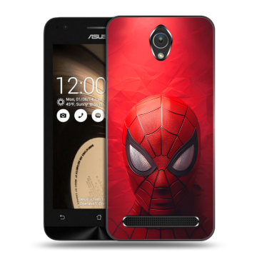 Пластиковый чехол на ASUS ZenFone Go 4.5 с принтом Spiderman Человек паук