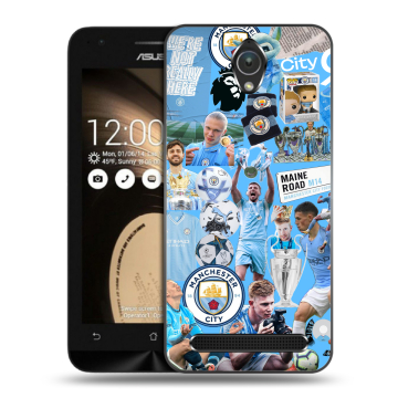 Пластиковый чехол на ASUS ZenFone Go 4.5 с принтом Man City Манчестер Сити Пластиковый чехол на ASUS ZenFone Go 4.5 с принтом Man City Манчестер Сити