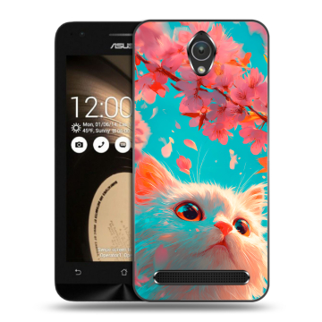 Пластиковый чехол на ASUS ZenFone Go 4.5 с принтом Красивый кот Пластиковый чехол на ASUS ZenFone Go 4.5 с принтом Красивый кот