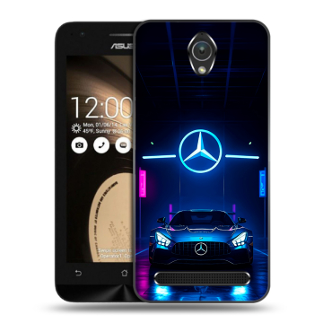 Пластиковый чехол на ASUS ZenFone Go 4.5 с принтом Mercedes Мерседес