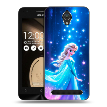 Пластиковый чехол на ASUS ZenFone Go 4.5 с принтом Холодное сердце Frozen