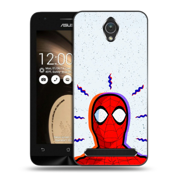 Пластиковый чехол на ASUS ZenFone Go 4.5 с принтом Spiderman Человек паук Пластиковый чехол на ASUS ZenFone Go 4.5 с принтом Spiderman Человек паук