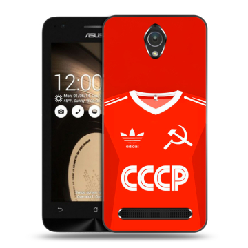 Пластиковый чехол на ASUS ZenFone Go 4.5 с принтом Флаг Герб СССР Пластиковый чехол на ASUS ZenFone Go 4.5 с принтом Флаг Герб СССР