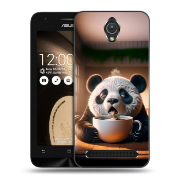 Пластиковый чехол на ASUS ZenFone Go 4.5 с принтом смешная панда