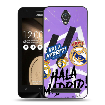 Пластиковый чехол на ASUS ZenFone Go 4.5 с принтом Real Madrid Реал Мадрид