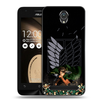 Пластиковый чехол на ASUS ZenFone Go 4.5 с принтом Атака титанов