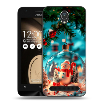 Пластиковый чехол на ASUS ZenFone Go 4.5 с принтом Новый год Пластиковый чехол на ASUS ZenFone Go 4.5 с принтом Новый год