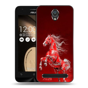 Пластиковый чехол на ASUS ZenFone Go 4.5 с принтом Новый год Пластиковый чехол на ASUS ZenFone Go 4.5 с принтом Новый год