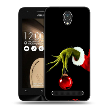 Пластиковый чехол на ASUS ZenFone Go 4.5 с принтом Новый год Гринч Пластиковый чехол на ASUS ZenFone Go 4.5 с принтом Новый год Гринч