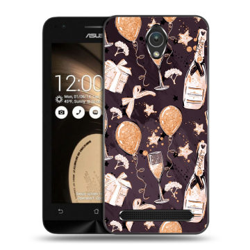Пластиковый чехол на ASUS ZenFone Go 4.5 с принтом Новый год Пластиковый чехол на ASUS ZenFone Go 4.5 с принтом Новый год