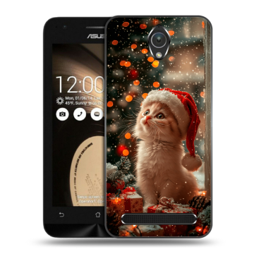Пластиковый чехол на ASUS ZenFone Go 4.5 с принтом Новый год Пластиковый чехол на ASUS ZenFone Go 4.5 с принтом Новый год
