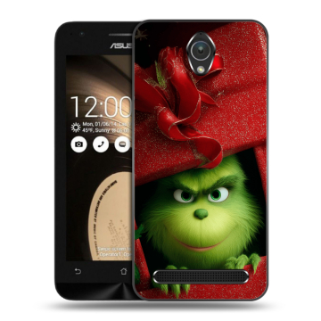 Пластиковый чехол на ASUS ZenFone Go 4.5 с принтом Новый год Пластиковый чехол на ASUS ZenFone Go 4.5 с принтом Новый год