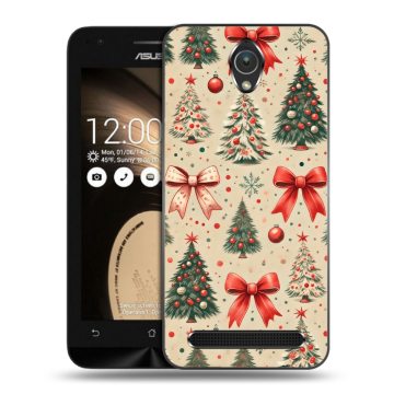 Пластиковый чехол на ASUS ZenFone Go 4.5 с принтом Новый год Пластиковый чехол на ASUS ZenFone Go 4.5 с принтом Новый год