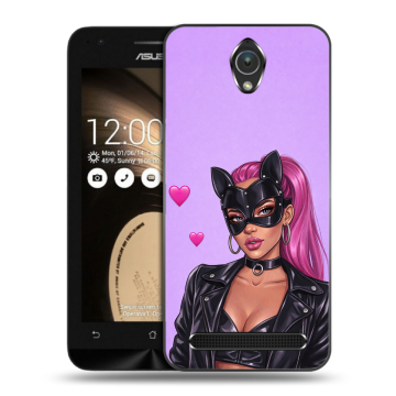 Пластиковый чехол на ASUS ZenFone Go 4.5 с принтом женский Пластиковый чехол на ASUS ZenFone Go 4.5 с принтом женский