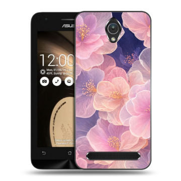 Пластиковый чехол на ASUS ZenFone Go 4.5 с принтом женский Пластиковый чехол на ASUS ZenFone Go 4.5 с принтом женский
