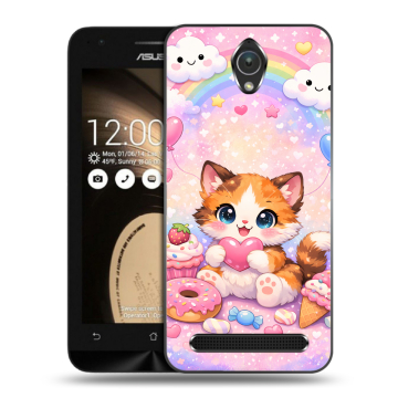 Пластиковый чехол на ASUS ZenFone Go 4.5 с принтом для девочек